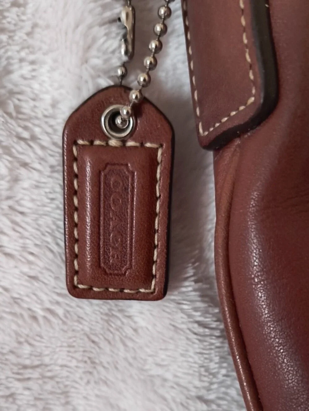Coach Brown Leather Crossbody Bag